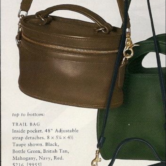 Coach Bags Rare Vintage Black Leather Coach Trail Bag 9955 Poshmark